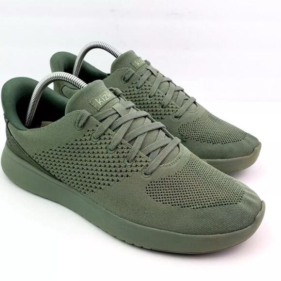 KIZIK Men’s LIMA Athletic Shoes - hands free - Olive - M8 / W9.5 - Picture 1 of 4